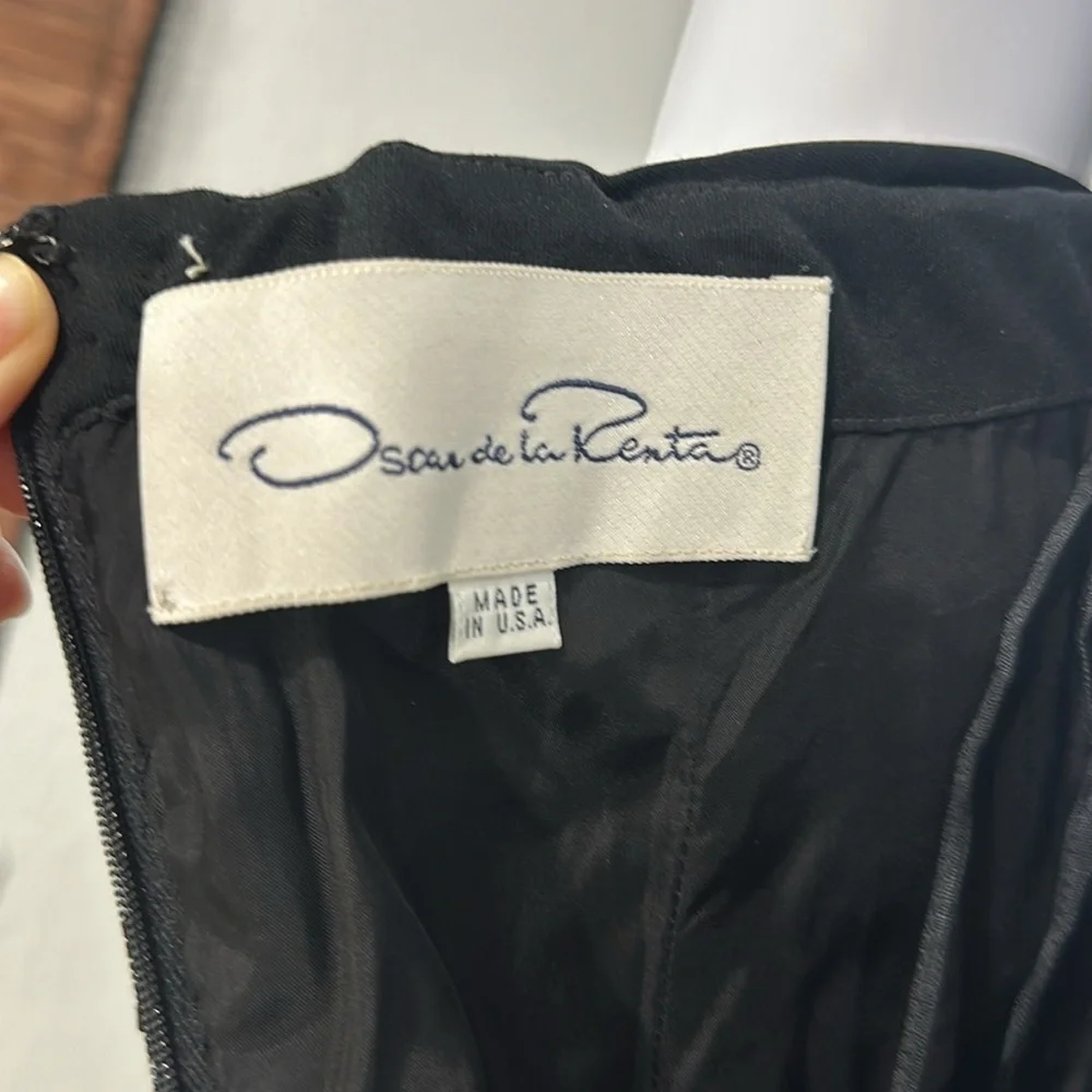 Vintage Oscar De La Renta Strapless Gown - Picture 9 of 11